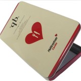 Metal Hinge Top Tin Containers