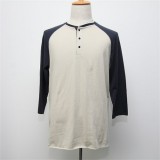 Mens Raglan Placket Polo Shirt