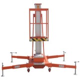 Single Mast Aluminum Lift Plat