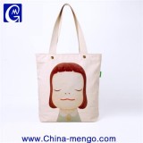 Figure Canvas Tote Bag With Bo