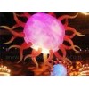 210D Oxford Cloth LED Lighting Inflatable Sun Color Changing For Party Decoration