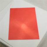 Transparent Red PVC Cover Fact
