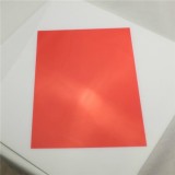 Transparent Red PVC Cover Fact