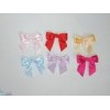 Customized size diy ribbon hair bows , Colorful mini hair clips for babies