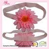 Beautiful Daisy Flower Girl Hairband Polyester fabric Material customized Color