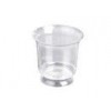 Customized Food Grade Transparent Round PS Plastic Jelly Cups 140ml