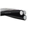 XLPE / PVC Insulated Aerial Bundled Cable , Triplex Service drop Cable