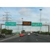 Flexible P16 1R1G1B Full Color LED Scrolling Message Sign For Highway Two Lane