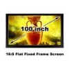 Front 49 X 87inch Fixed Frame Projection Screen For Office / Stage