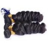 Colored Long Virgin Brazilian Hair Extensions Tangle Free with Clips