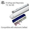 Energy Efficient SMD T8 Led Tube Light Bulbs , 600mm Led Tube Light 9W
