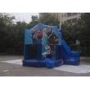 Funny Jumping Castles Frozen Inflatable Bounce House With Slide And Roof Cover