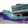 7 Meters High Giant Water Slide Inflatable , Large Water Slide With Swimming Pool