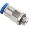 Inline Check Valve Pneumatic Push To Connect Fittings NPT Male Thread To Tube
