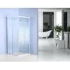 Stripe Pattern Glass Bathroom Shower Enclosures 185cm Height  For Hotel