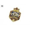 Custom Masonic Lapel Pin Badges Zinc Alloy Material Soft Enamel Logo