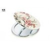 Personalised Small Compact Mirror With Logo PU Leather Material