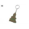 Army Green Pvc Silicone Key Chain , Fashionable Business Keychains Personalized