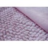 Anti - Static Cotton Sweater Knit Fabric , Pink Plush Fabric For Stuffed Animals