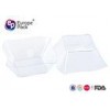 Polystyrene Disposable Plastic Dishes Clear Plastic Dessert Containers