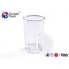 ISO9001 Clear Plastic Disposable Cups With Lids Custom Logo Printed