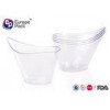 Customized Disposable Plastic Dessert Cup 200ml PS Material Height 9cm