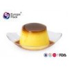 LFGB Approve Disposable Plastic Dessert Dishes Round For Pudding