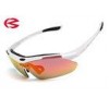 High Impact Bike Riding Sunglasses With Interchangeable Lenses , Anti Scratch Safety Glasses