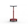 Red 2 Wheel Stand Up Electric Scooter Skateboard With Operating Handle