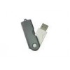 Swivel Shape USB Flash Pen Drive 64GB Black / Golden 58 * 20 * 11mm Plastic And Metal