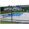 Black Vinyl Coated Galvanized Steel Fence