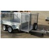 Double Axle 85 Tandem Lawn Mowing Trailer With 1800 x 280mm Slide Away Ramps