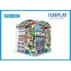 Floor Four Tiered Display Shelves , Retail Cardboard Displays Stand For Cartoon Toys