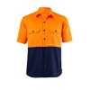 S/S Two Tone Hi Vis Shirt