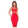 Anti - Wrinkle Cut Out Bandage Dress Backless For Cocktail Party