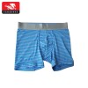 2016 Newest Fashion Stripe Nylon Sanding Fabric Bule Color Wholesale Free Sample Men Underwear