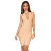 Rayon Material Comfortable Halter Bandage Dress Multi Color For Lady