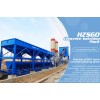 HZS60 Concrete Batching Plant - 60M3/H Twin Shaft Mixer Belt Conveyor Fixed Ready mixing station