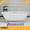 1 person Hot sale clawfoot cast iron bathtub