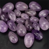 Natural Amethyst Gemstone Eggs