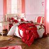 Classical Elegant Sateen Cotton Printed Bedding Sets , King Size Bedding Sets