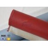 1000 Degrees Red Coating High Silica Fabric Thin Fiberglass Cloth 700gsm