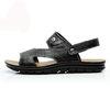 2 In 1 Mens Handmade Leather Sandals Chocolate Brown Sandals For Summer