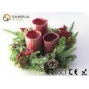 Professional Advent Wreath Led Candles With Timer ODM / OEM Available