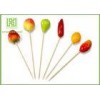 Fruit Decorative Food Toothpicks New Style Christmas Fruit Skewers 15cm Size