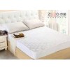 Boxing Pattern Hotel Mattress Protector Breathable Microfiber Filling 200GSM