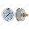 2.5 Inch hydraulic Oil pressure gauge with roll ring type , isolate brass internal
