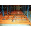 Industrial Push Back Rack Galvanised Pallet Racking Single Pallet Per Level