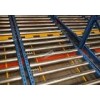 R - Mark Approval 15 Pallet Deep Flow Rack Shelving For Large Volume Homogeneous Goods