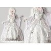 Adult  Corpse Countess 1084 Princess Halloween Costumes Scary White With Petticoat